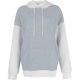 thumbnail image 3 of Ailaofu Women's Hooded Sweatshirt Waffle Long Sleeve Drawstring Knit Color Block Hoodies Pullover, 3 of 5