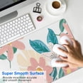 thumbnail image 4 of Pink Picture Flower Mouse Pads Pad Mouse Waterproof Washable for Office Home Work Gaming Gifts Tables Mouse Pad Rubber Base Mousepad with Stitched Edges 35.4x15.7inches, 4 of 7