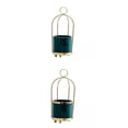 thumbnail image 1 of 2 Jarrones de Flores, Maceta Colgante de Cerámica Y Metal, Tarro de Almacenamiento, Decoración para hogar, 1 of 9