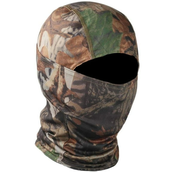 TClian Camo Balaclava Full Face mask Ninja Hood Neck Gaite Millitary (Woodland)