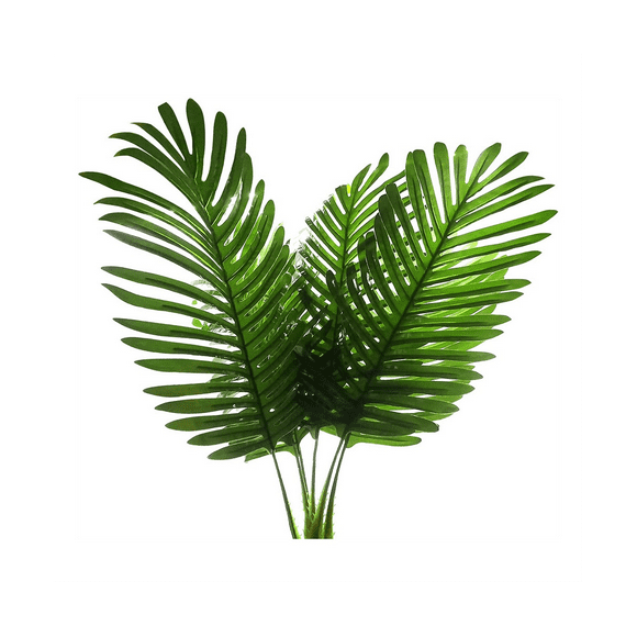 5 Pack Artificial Palm Plants Leaves Faux Turtle Leaf Tropical Palm Tree Leaves Imitation Leaf Artificial Plants