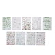 thumbnail image 1 of 9 pcs 3D Nail Art Sticker Self-Adhesive Nail Decoration DIY Manicure Decals, 1 of 5