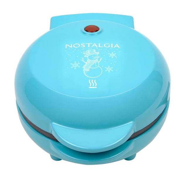 Mini Waflera Nostalgia Muñeco de Nieve Azul