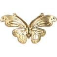 thumbnail image 1 of 1 Ensemble Bouton de Cabinet en Laiton en Forme de Papillon Doré pour Commode Style Vintage Matériel de Mobilier, 1 of 8