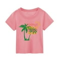 thumbnail image 2 of Hienoo Big Girls Tshirt Hawaii Short Sleeve T Shirt Summer Trendy Tee Top, 2 of 3