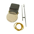 thumbnail image 2 of AMLESO Small Weaving Loom Convenient Darning Loom for Beginner Repair Holes Clothes 10 Hooks, 2 of 8