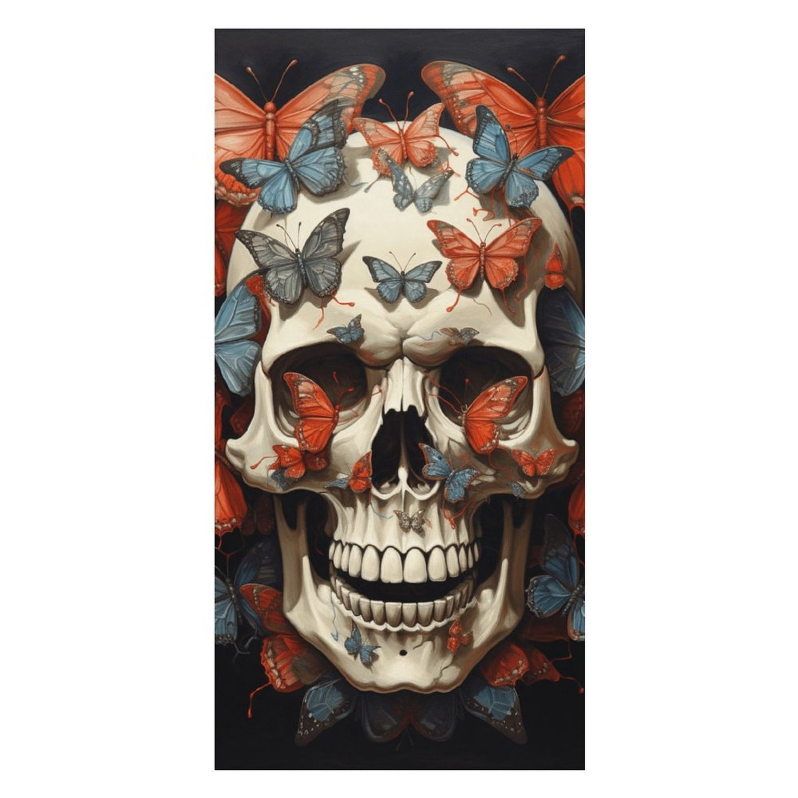 Gothic Skull Lover Oversized Beach Towel XL Pool Camping Swim Towels 32''x63'' Soft Blanket Accessories Must Vacation Necessities Adult