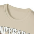 thumbnail image 4 of Funny Capybara Commander, Gildan Unisex Softstyle Shirt, Graphic Tee, S-3XL, 4 of 5