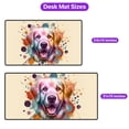 thumbnail image 5 of Golden Retriever Portrait Watercolor Vintage Retro Styles Desk Mat Full Keyboard Mouse Pad Goldens Dog Lover Gifts Idea Large Mousepad - 00001, 5 of 5