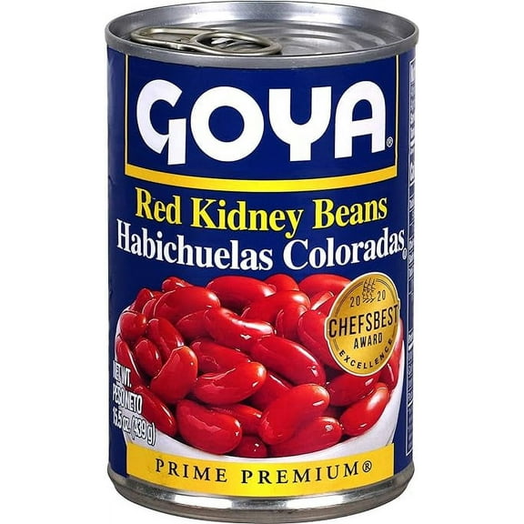 Pack of 2 Goya Red Kidney Beans, 15.5 Ounce