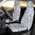 thumbnail image 3 of Fotbe Rose Flowers Pattern Automotive Seat Covers for Cars Trucks and SUVs – Car Seat Covers for Front Seats,Protective Seat Covers,Vehicle Seat Covers, Set of 2, 3 of 9