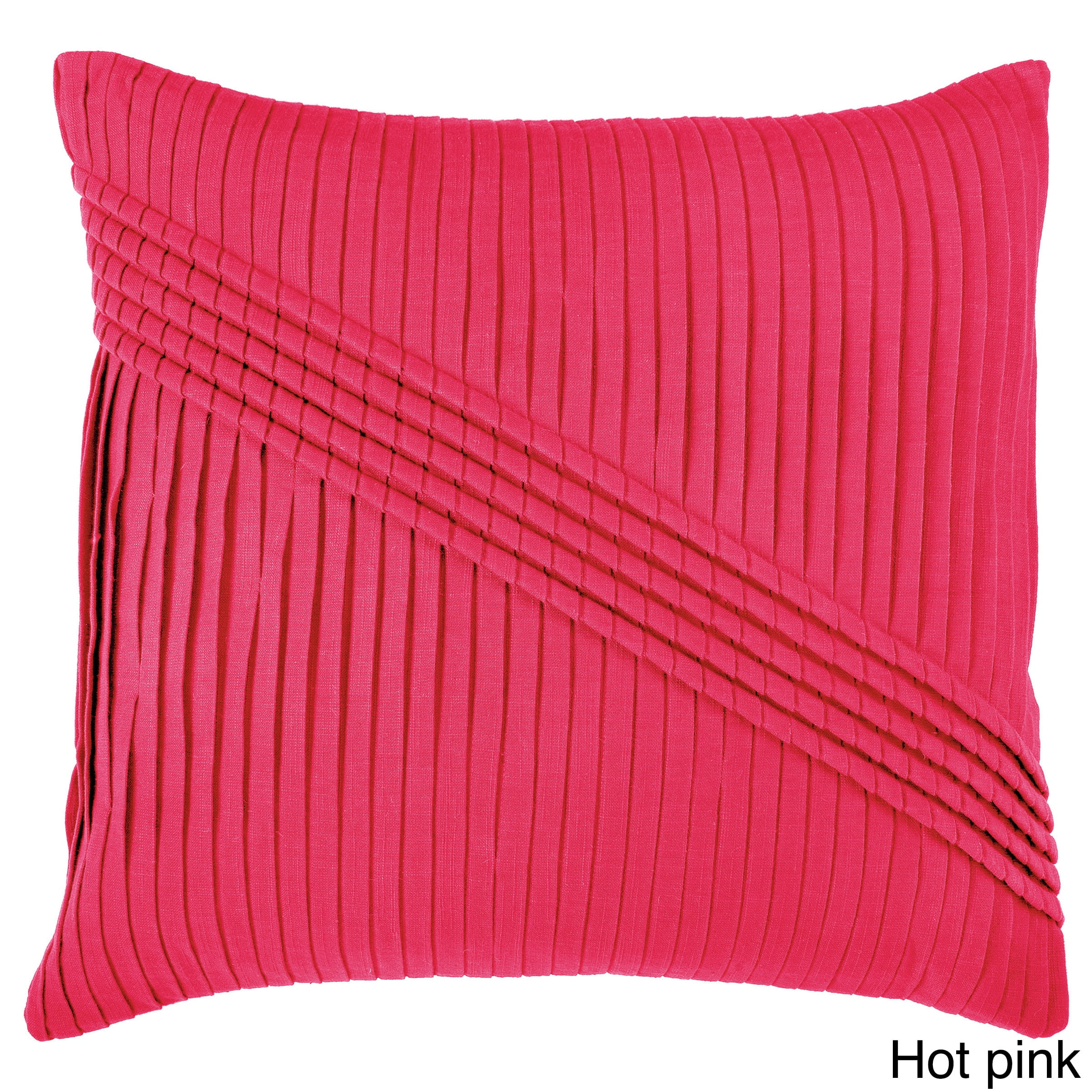 Rizzy Home Pleats With Corded Gatherings Decorative Throw Pillow