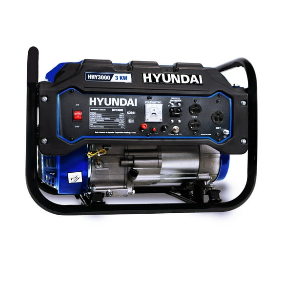 Generador Portatil A Gasolina 3.0 Kw Hyundai HHY3000