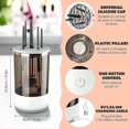 thumbnail image 2 of Limpiador eléctrico de brochas de maquillaje, máquina limpiadora de brochas de maquillaje, limpiador automático de brochas cosméticas, herramientas para brochas de maquillaje, regalo para mu, 2 of 5