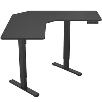 Hanover 73-In. L-Shaped Sit or Stand Electric Height Adjustable