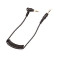 thumbnail image 3 of Audio Cable, Spring Adapter Cable Black Faster Transmission Speed 3.5mm Interface Lightweight  For Microphone Connected To Digital Camera, 3 of 8