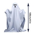 thumbnail image 3 of Halloween 39.4 Inch Light Up Ghost Outdoor Decoration DIY Kit, LED Stripe Standing Decor Spooky White Ghost Display for Halloween Party Covered Porch Gate Fireplace Ghost House, 3 of 8