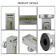 thumbnail image 5 of Herramienta De Calibre De Alineación De Rueda De Puntal De Rueda De Inclinación Magnética Ajustable Para Herramientas De Reparación De Neumáticos Universales Guardurnaity VI007149-00, 5 of 6