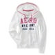 thumbnail image 1 of Aeropostale - Sudadera con capucha y cremallera completa para mujer, color blanco, grande Aeropostale  Sudadera, 1 of 2