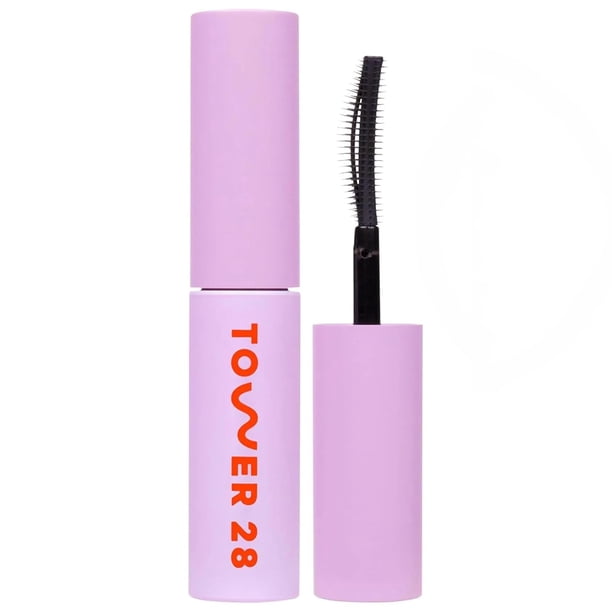 Mascara Tower 28 Mini MakeWaves, alargadora y voluminizadora