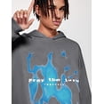 thumbnail image 4 of Mens Oversized Graphic Y2k Hoodies Vintage Fashion Streetwear Casual Hooded Sweatshirt Unisex Pullover Tops, 4 of 10