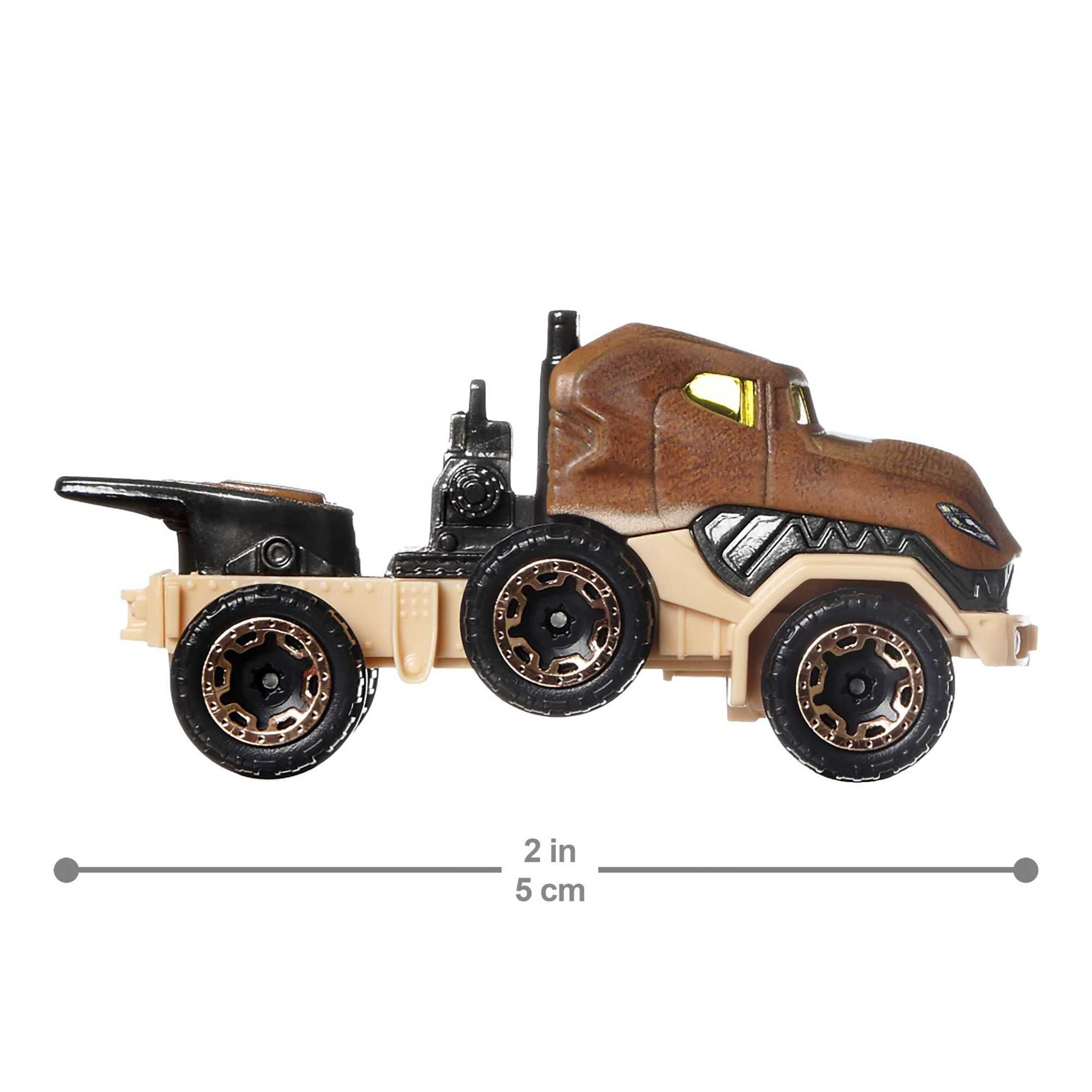 Hot Wheels Jurassic World Dominion Set of 5 Toy Character Cars or Trucks, Collectible Vehicles