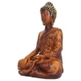 thumbnail image 2 of Estatua de Buda Buena Suerte Riqueza Vibraciones Pacíficas Meditación Zen Figuras de Buda Decoración de Buda para Pasillo de Oficina BS107F 12.2x8.5x6.2cm, 2 of 5