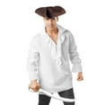 thumbnail image 1 of Men's White Pirate Shirt, 1 of 2