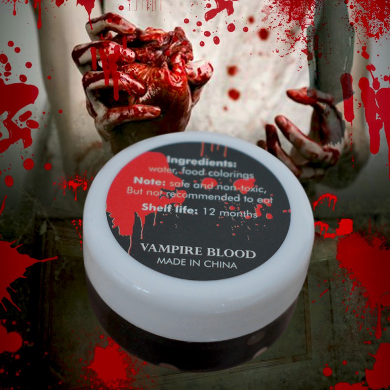 Halloween Realistic Fake Blood Simulation Human Vampire Human Real