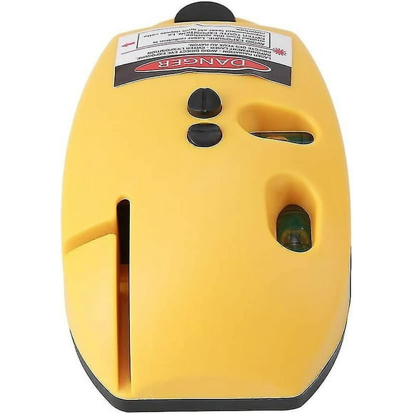 90 Degree Laser Level, 2 Lines Vertical Horizontal Line Infrared Laser Level Right Angle Measuring Tool(yellow)1pcs) -ACGIV