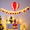 Colorful, variant on LED Christmas Lights, 3.2ft Christmas Decorative Hot Air Balloon Hanging Lights with Santa Doll, 8 Modes, Xmas Decorations Lights for Indoor Outdoor, Home, Garden, Window, Wall, Xmas Tree Decor