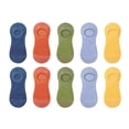thumbnail image 2 of Hot Sales No Show Socks Womens Under $6 GIJNRIUIUA Light Blue No-Show Socks Women's 10 Pack No Show Socks | Cut Liner Wicking Non Lightweight Ideal for Sneakers Ankle Socks, 2 of 6