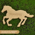 thumbnail image 4 of 2Pcs Pin Board Cork Board 10.9x11.8 Horse Shape Bulletin Board Pin Board Decorative Cork Board 0.3" Thick Corkboards for Wall Office Home School Decor Brooch Pin Storage Jewelry Display for DIY Sun, 4 of 6
