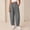 Black women wide leg pants a1, variant on Cagogo Women's Wide Leg Plaid Casual Trousers Elastic Waist Loose Long Pants with Pockets Workout Lounge Beach Travel Bottoms, Black S