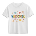 thumbnail image 2 of Afuyipoi Boys Girls T-Shirt, Graphic Cotton Short Sleeve School Season Cute Print Top White 7 Years, 2 of 6