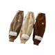 thumbnail image 5 of Pantalones de lana gruesa para niños, ropa de exterior para invierno, pantalones con puños de pelo de Camel para niños pequeños, ropa de abrigo de otoño e invierno para bebés, 5 of 5
