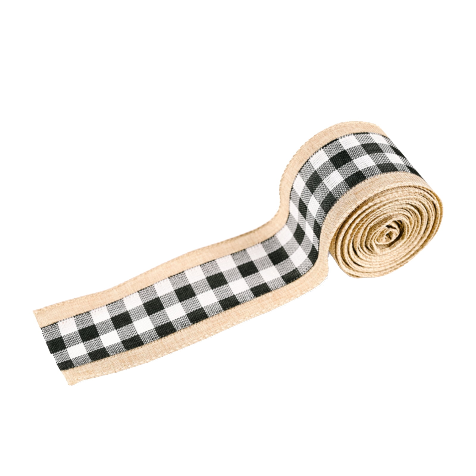 GadgetVLot Creative imitation linen edging ribbon bow home Christmas ...