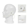thumbnail image 3 of Beige Single Earhook Condenser Headset Mic for Audio Technica Wireless System Bodypack Transmitter,Hirose 4 Pin Plug,Ideal for DJ, MC, GYM,Stage, 3 of 4