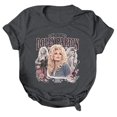 thumbnail image 2 of Women's Dolly Shirts Retro Country Dolly Graphic Tee, Loose‑Fit Cotton Blend Unisex Short Sleeve Casual Home Wear Shirt Tops XXL, 2 of 5