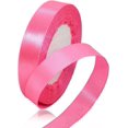 thumbnail image 1 of LAICAIW Solid Color Peach Pink Satin Ribbon, 5/8 Inches x 25 Yards Fabric Satin Ribbon for Gift Wrapping, Crafts, Hair Bows Making, Wreath, Wedding Party Decoration and Other Sewing Projects, 1 of 7