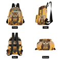 thumbnail image 2 of JIALIOU Mini Backpack Purse for Women Quilted Casual Daypack Small Travel Shoulder Bag, Cute Owl with Autumn Leaves, 2 of 7