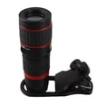 thumbnail image 1 of M Buder Lente Teleobjetivo de 20X con Zoom de Enfoque Largo y Clip para Teléfono Inteligente y Tableta PC Color Negro Ideal para Fotografía Móvil y Observación de Aves (18 cm / 7 pulgadas), 1 of 9