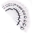 thumbnail image 1 of Ear Stretching Kit 50 Pieces Ear Gauges Expander Set Acrylic Rejuvenators And Piercing Jewelry Set, 1 of 4