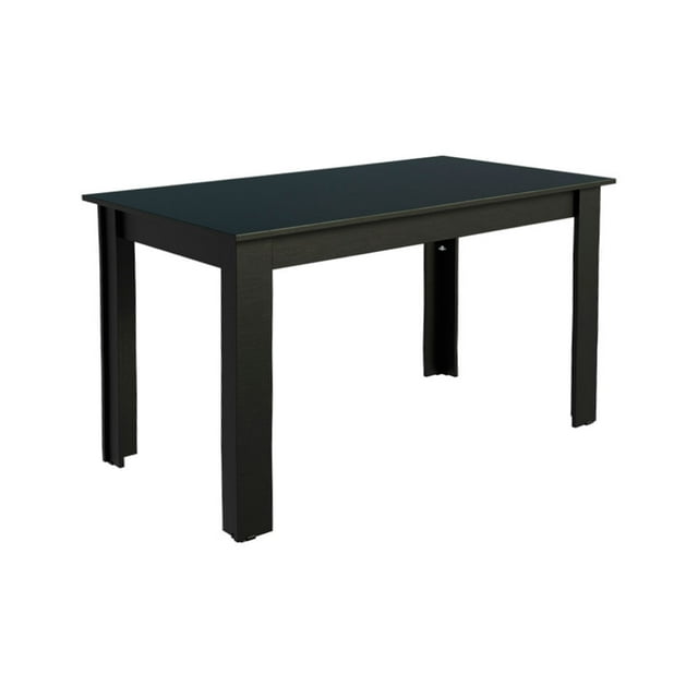 Mesa de Comedor Madesa Rectangular con Tablero de Madera 5231 Negro