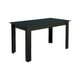 thumbnail image 1 of Mesa de Comedor Madesa Rectangular con Tablero de Madera 5231 Negro, 1 of 8