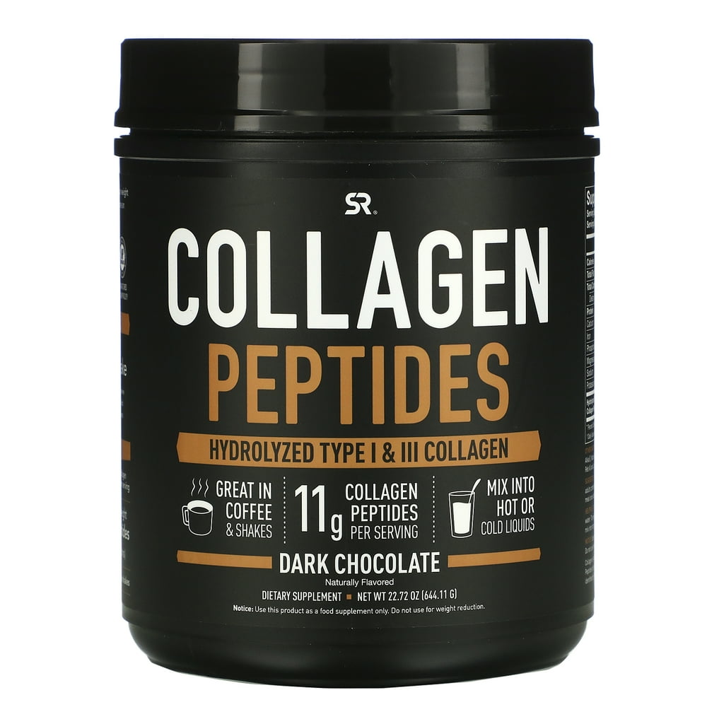 Sports Research Collagen Peptides, Hydrolyzed Type I & III Collagen