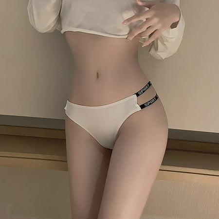 

kpoplk Ladies Panties Sexy Underwear for Women Lace Bikini Panties Ladies No Show V-Waist(Grey)