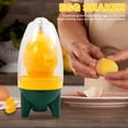 thumbnail image 4 of Mini extractor de huevos, manual de mano, agitador de huevos dorados, herramienta de cocina (verde amarillo) Ehuebsd Libre de BPA, 4 of 6