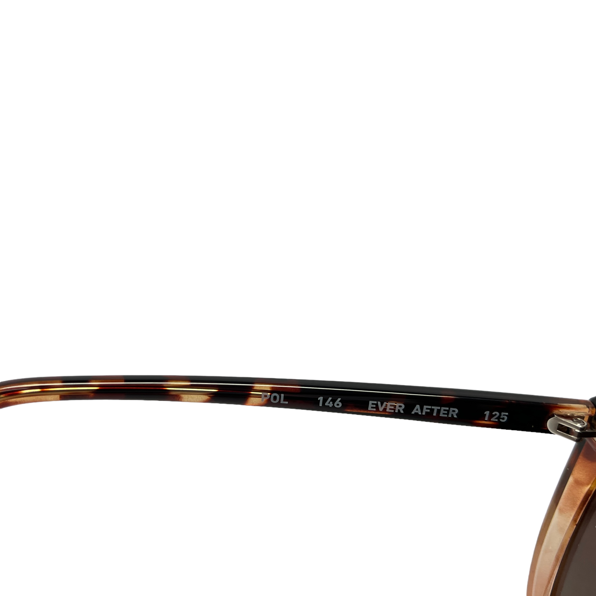Quay Australia Ever After White/Brown 54mm Polarized Gradient Square‎ Sunglasses Quay Australia Ever After Sunglasses Tortoise Fade Brown  main image 3