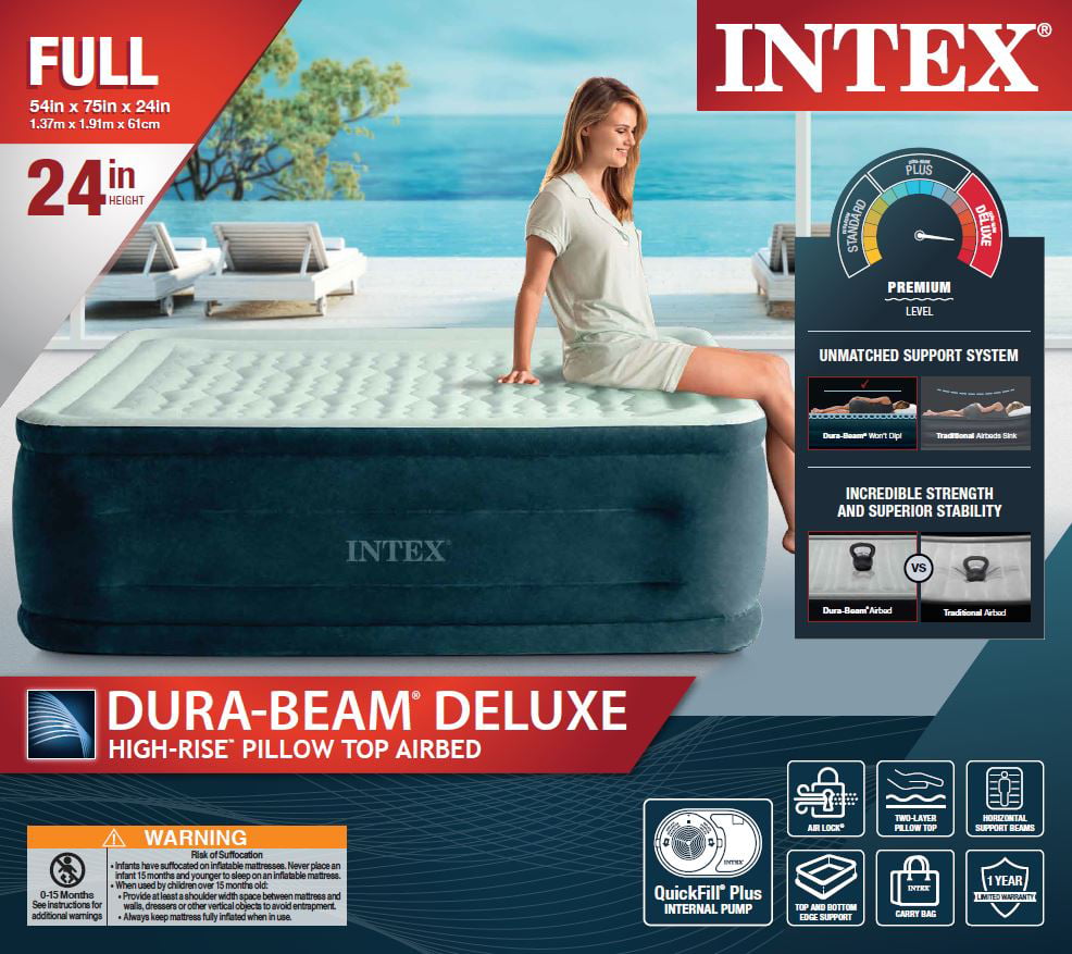 Details about   Colchon Inflable Elevado Con Bomba Interna Integrada Inflatable Mattress Queen 